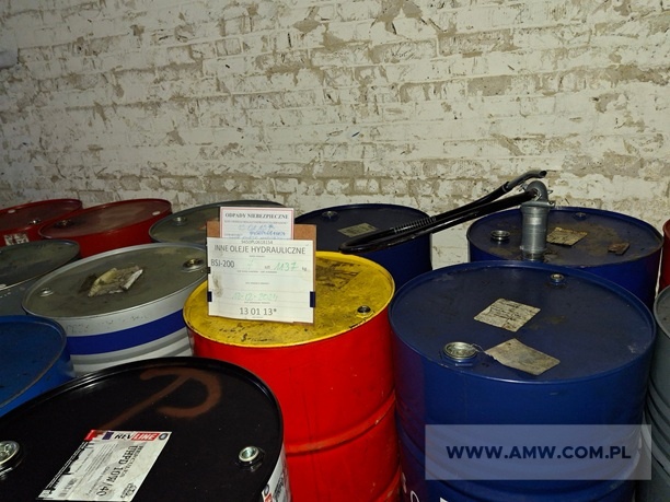 Przepracowane inne oleje hydrauliczne (kod odpadu 13 01 13*) 